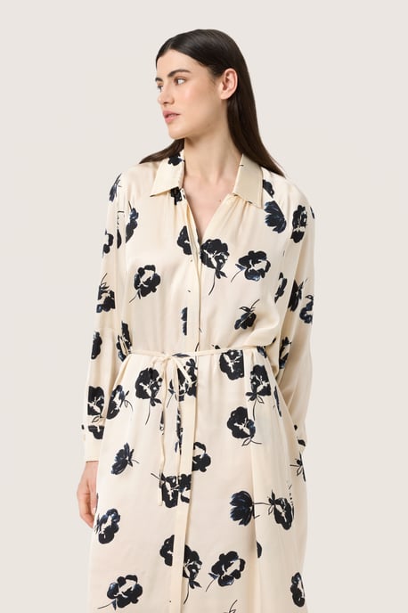 Kleid Lockere Passform black white - Image 3