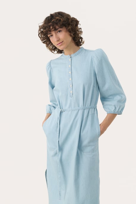 Kleid Easy fit blue - Image 4