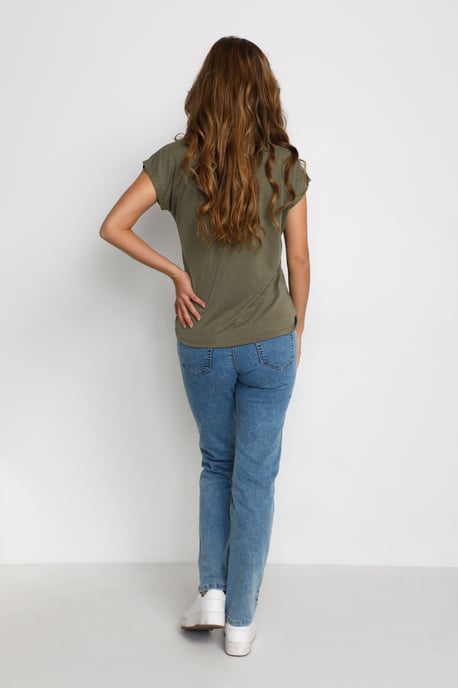 T-shirt Relaxed fit green - Image 2