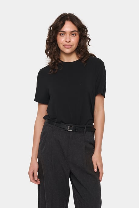 T-shirt Gerade Passform black - Image 5