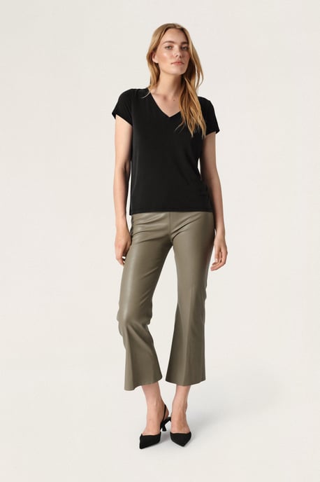 T-shirt Gerade Passform black - Image 3