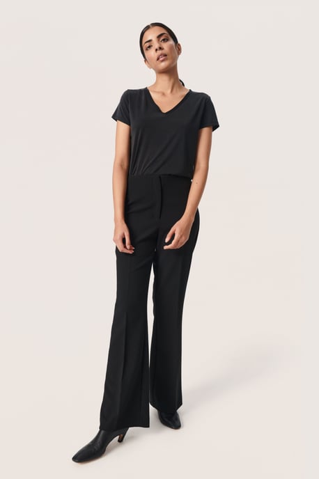 T-shirt Gerade Passform black - Image 4