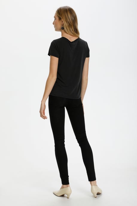 T-shirt Gerade Passform black - Image 5