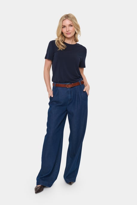 T-shirt Gerade Passform dark blue - Image 2