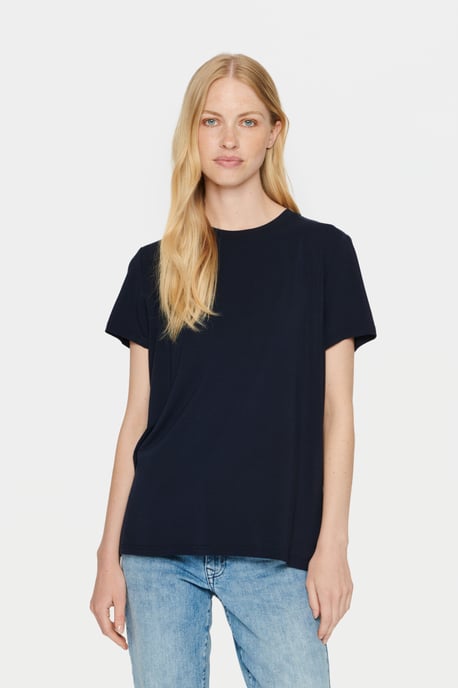 T-shirt Gerade Passform dark blue - Image 3