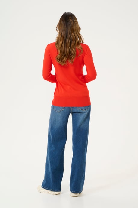 Rollkragen Slim fit red - Image 2