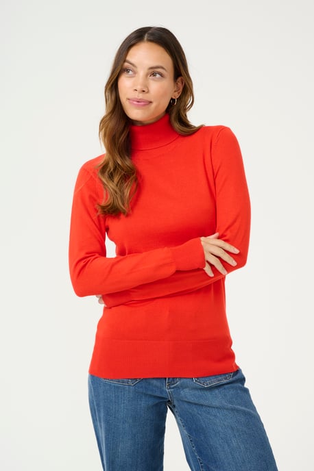 Rollkragen Slim fit red - Image 3
