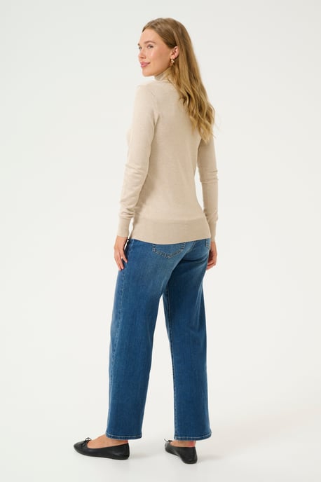Rollkragen Slim fit beige - Image 2