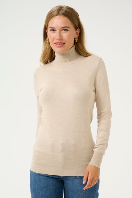 Rollkragen Slim fit beige - Image 3