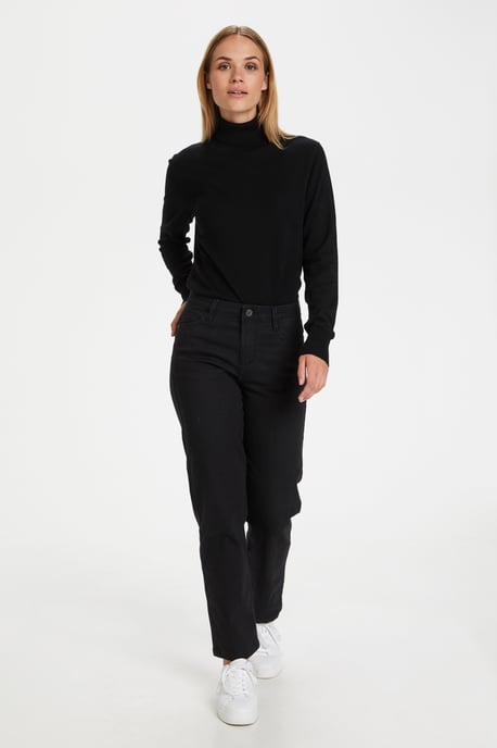 Rollkragen Slim fit black - Image 2