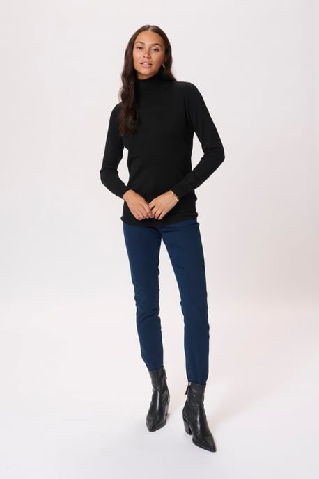 Rollkragen Slim fit black - Image 3