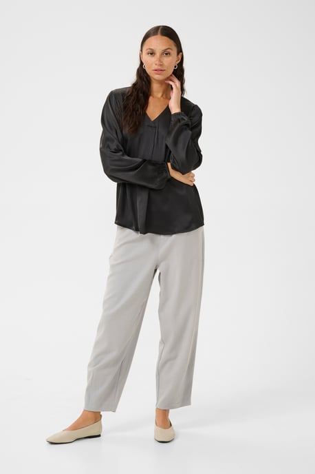 Ärmellose Bluse Regular fit Black - Image 1