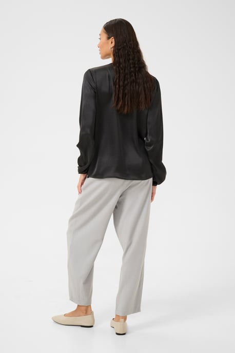 Ärmellose Bluse Regular fit Black - Image 2