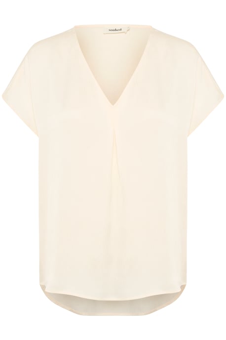 Ärmellose Bluse Gerade Passform Whisper White - Image 5