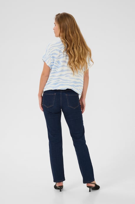 Ärmellose Bluse Loose fit Soft Chambray / Chalk Graphic - Image 2