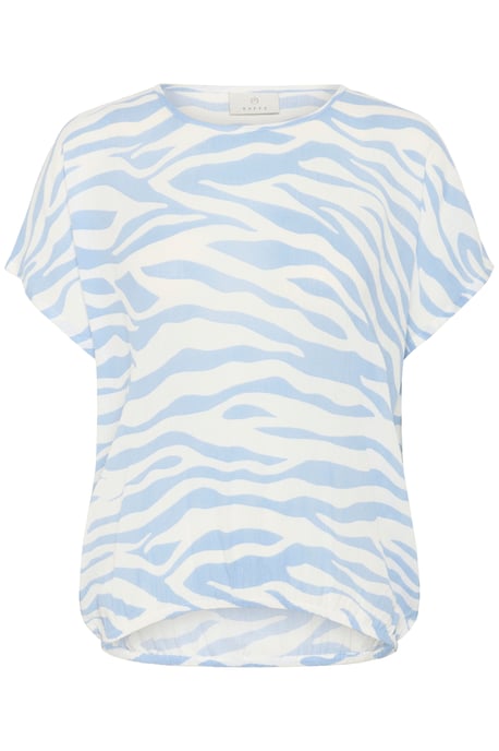 Ärmellose Bluse Loose fit Soft Chambray / Chalk Graphic - Image 4