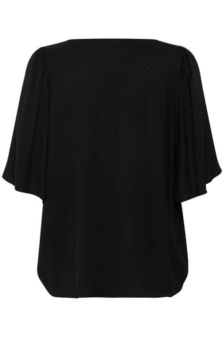 Kurzarm-Bluse Loose fit Black - Image 5