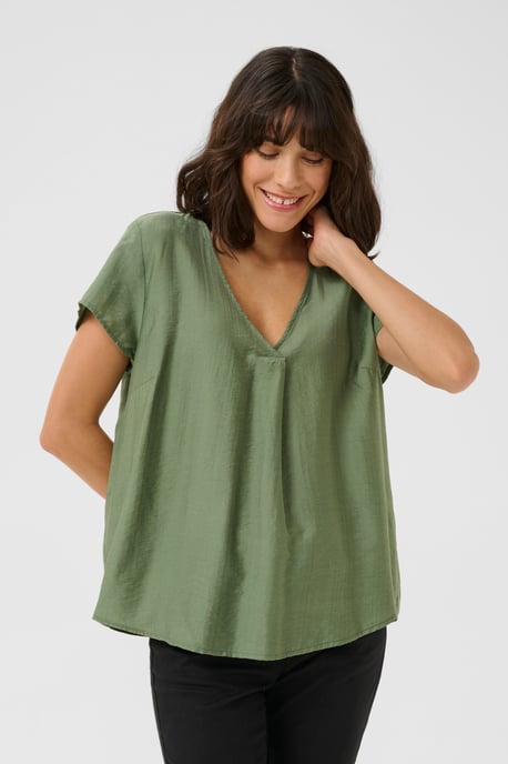 Kurzarm-Bluse Regular fit Sea Spray CC green - Image 3