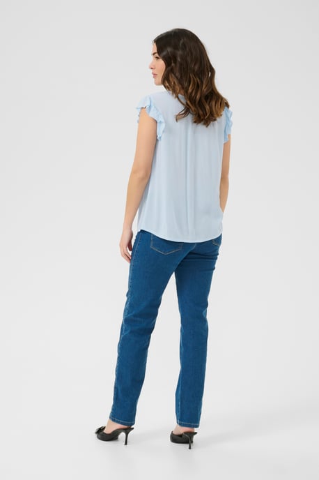 Kurzarm-Bluse Regular fit Windsurfer light blue - Image 2