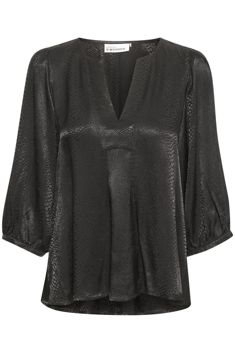 Kurzarm-Bluse A-shape Meteorite black - Image 5