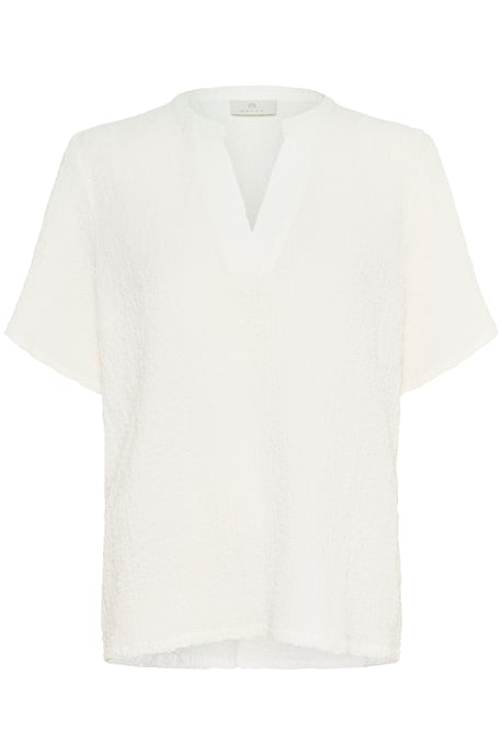 Kurzarm-Bluse Regular fit Chalk white - Image 4
