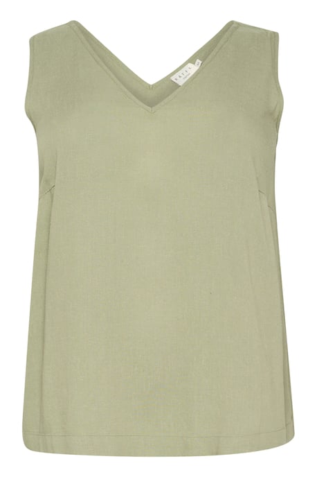 Ärmellose Bluse Regular fit Oil Green - Image 4
