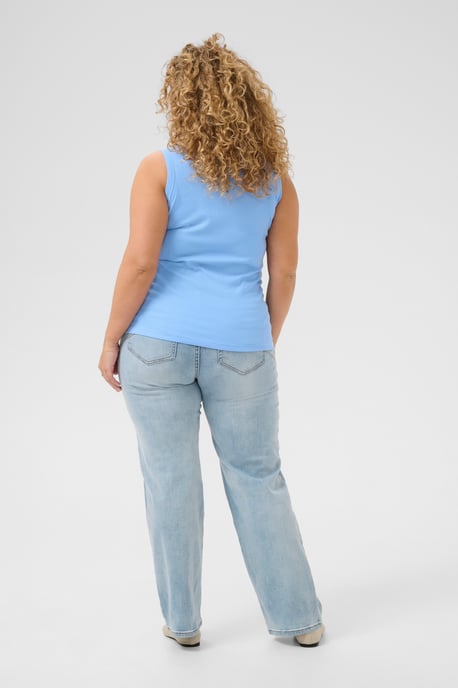 Jerseytop Tight fit Vista Blue - Image 2