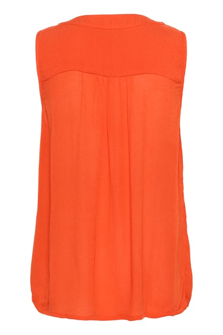 Ärmellose Bluse Regular fit Grenadine orange - Image 5