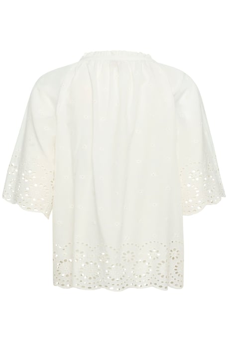Kurzarm-Bluse Relaxed fit Spring Gardenia white - Image 5