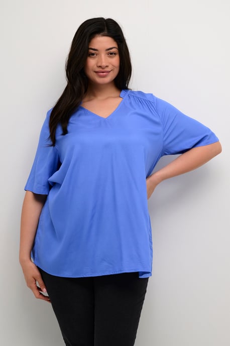 Kurzarm-Bluse A-shape Ultramarine - Image 3