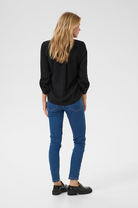 Kurzarm-Bluse Regular fit Black Deep - Image 2