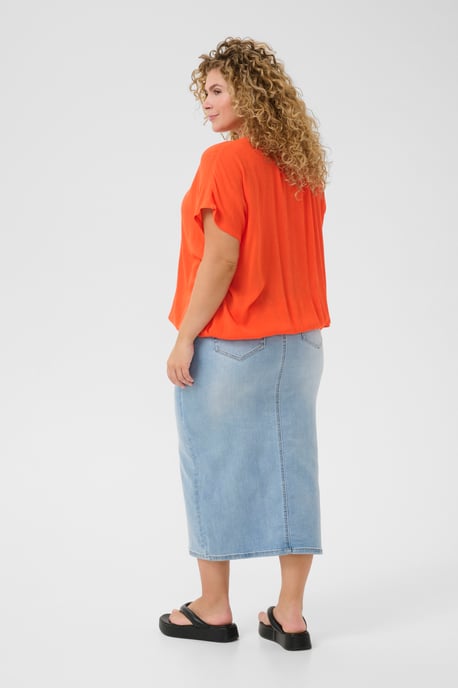Kurzarm-Bluse Loose fit Grenadine - Image 2