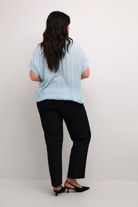 Kurzarm-Bluse Loose fit Celestial Blue light blue - Image 2