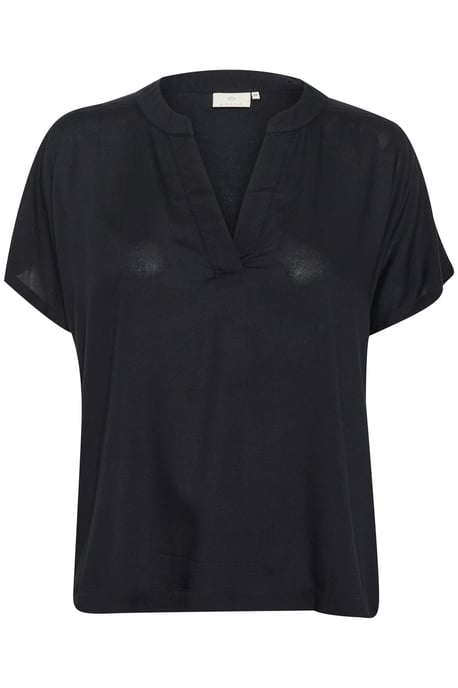 Kurzarm-Bluse Regular fit Black - Image 4