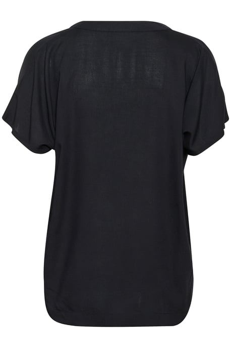 Kurzarm-Bluse Regular fit Black - Image 5