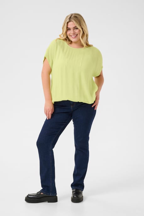 Kurzarm-Bluse Loose fit Lettuce Green - Image 1