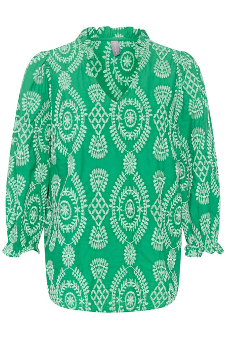 Kurzarm-Bluse Casual fit Holly Green - Image 4