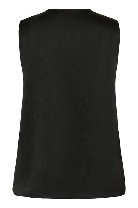 Ärmellose Bluse Regular fit Black - Image 5