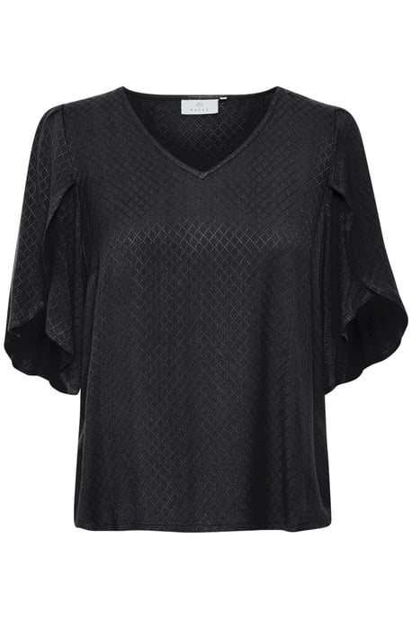 Kurzarm-Bluse Loose fit Black - Image 4