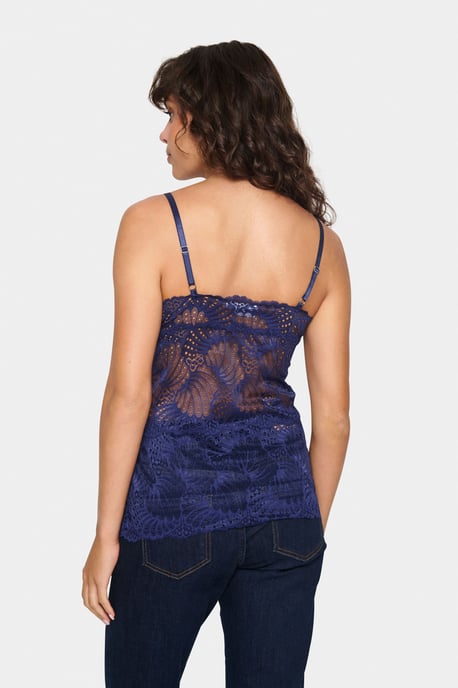 Jerseytop Gerade Passform Midnight Sail dark blue - Image 3