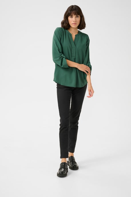 Kurzarm-Bluse Regular fit Garden Topiary green - Image 1
