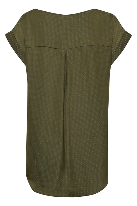 Ärmellose Bluse Classic fit Army Green dark green - Image 5