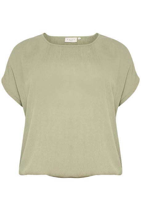 Kurzarm-Bluse Loose fit Oil Green - Image 4