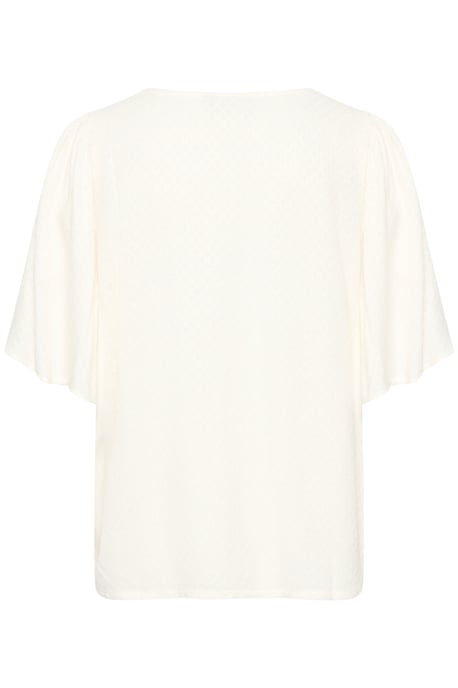 Kurzarm-Bluse Loose fit Chalk white - Image 4