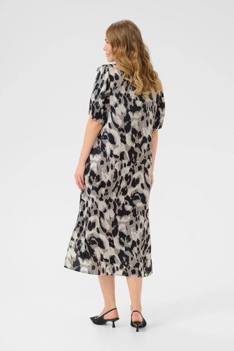 Kleid Casual fit Grey Leopard Print - Image 3