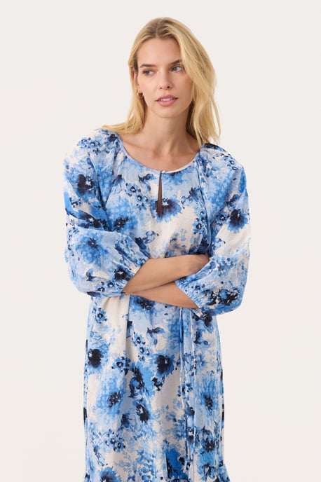 Kleid Gerade Passform Marina Scattered Flower - Image 3