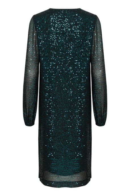 Jerseykleid A-shape Dark Green Sequin - Image 5