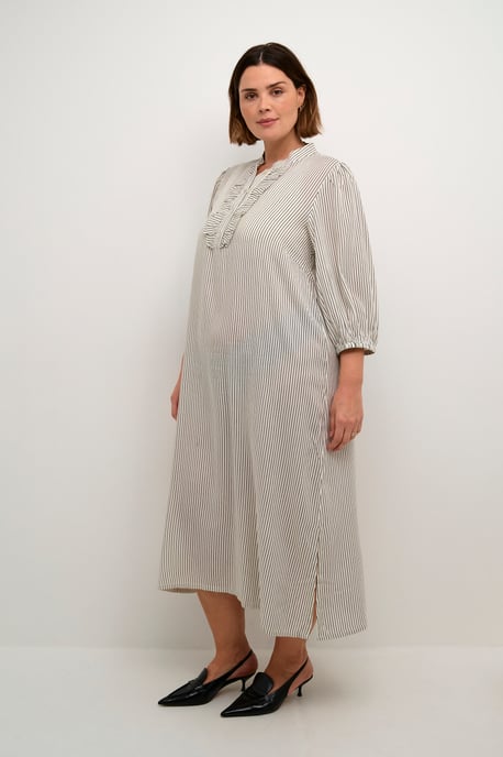 Kleid A-shape Turtledove/Black Stripe black offwhite - Image 2