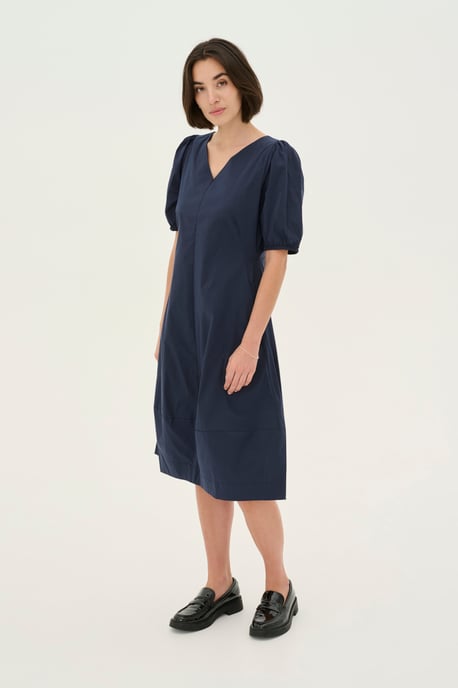 Kleid im lässigen Schnitt Blaues Iris blue - Image 2