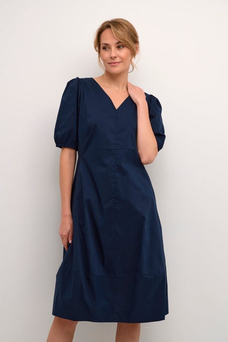 Kleid im lässigen Schnitt Blaues Iris blue - Image 4